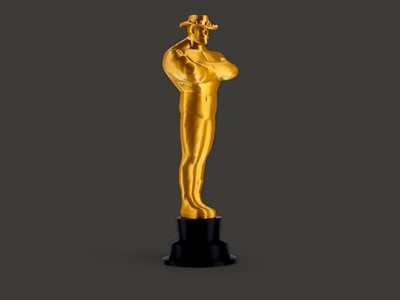 Team Fortress 2 Saxxy Award | Life Size 3D Printed TF2 Saxton Hale Trophy