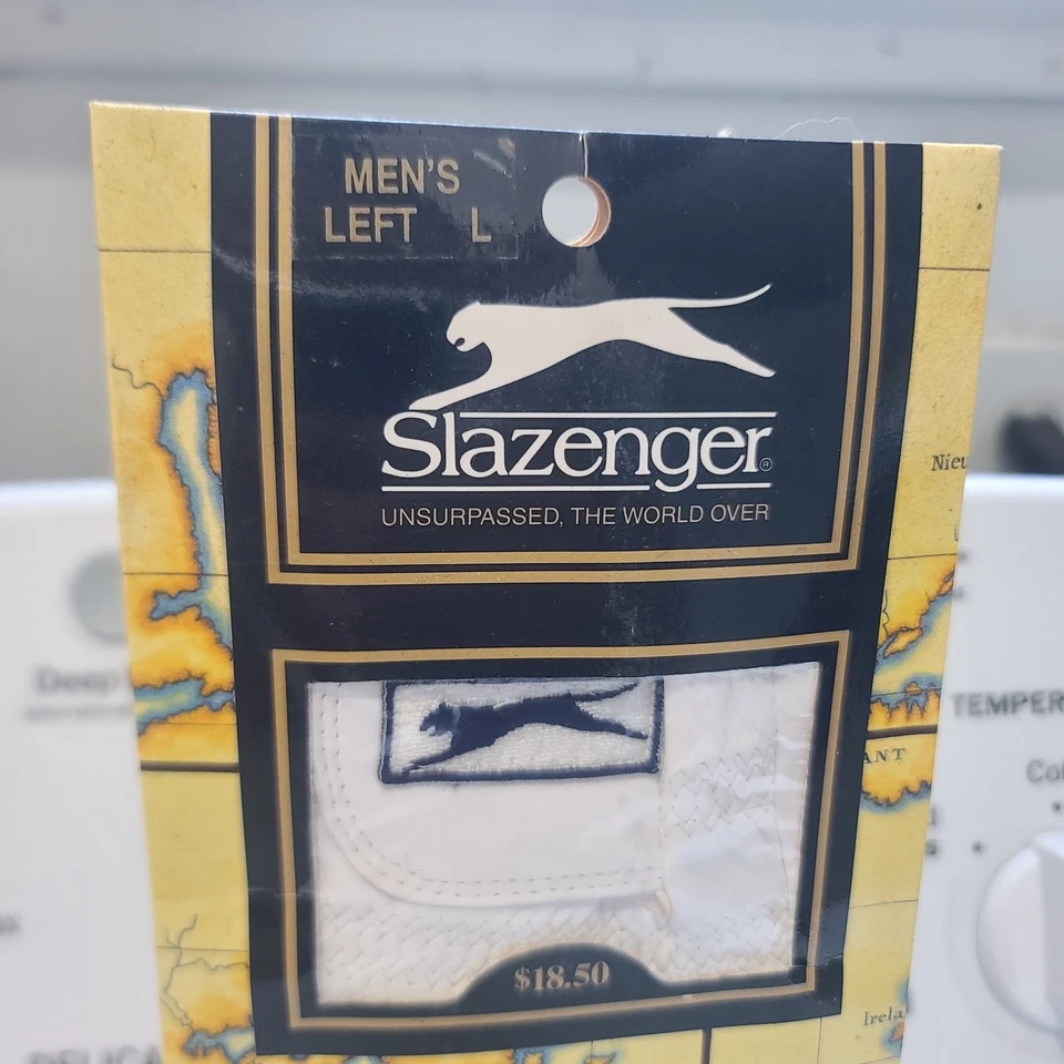 Guante de golf Slazenger Cabretta de cuero nuevo stock antiguo para hombre grande para zurdos Foto 2 de 4