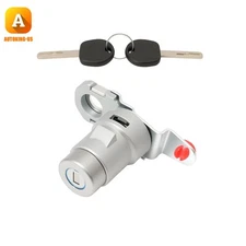 Driver Left Door Lock Cylinder Barrel Assembly w/Keys for Chevy Colorado Equinox