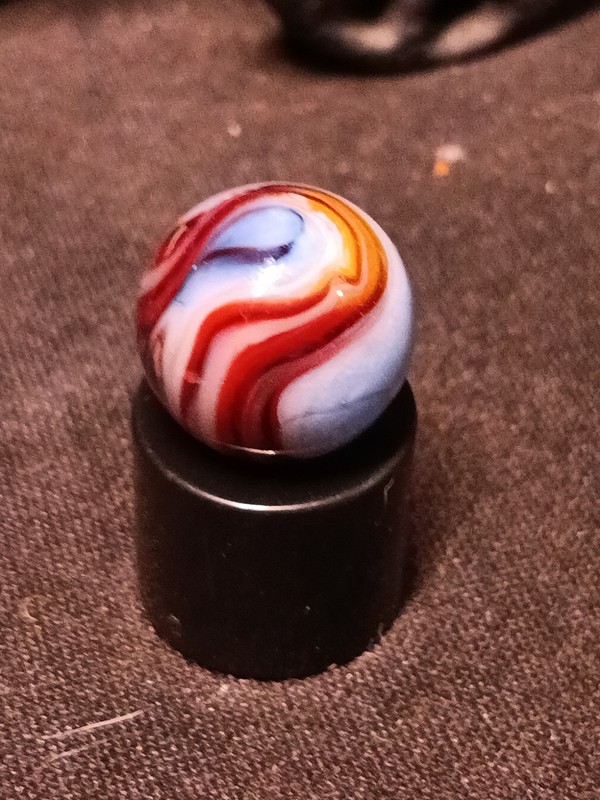Contemporary Handmade Not Signed Made From Ravenswood Cullet 0.63"