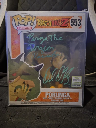 Funko Pop! "6"" Porunga #553 - Dragon Ball Z 2019 Convención de Primavera VA Firmado"