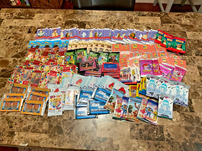 HUGE Lot of 205 New Sealed Non Sports/Racing Card Packs Easter   90s 00s RESALE