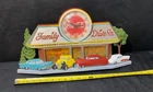 Burwood Coca-Cola vintage American Family Drive In Diner Wall Clock 1988