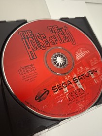 HOUSE OF THE DEAD SEGA SATURN GAME WITH MANUAL CLEAN DISC PAL JEWEL CD CASE