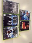 Rock Band Xbox 360 Game Bundle Lot Beatles Ac/dc Rock Evolution Tested.