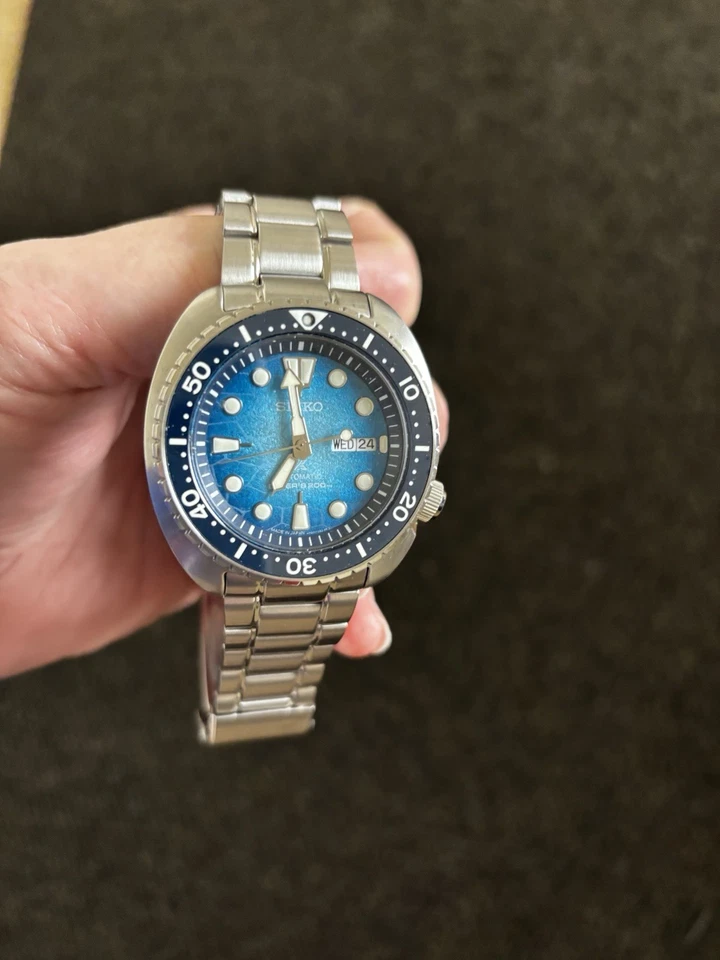 Seiko SRPH59 Special Edition “Save the Oceans” turtle inlay, Beautiful! - Image 4 of 4