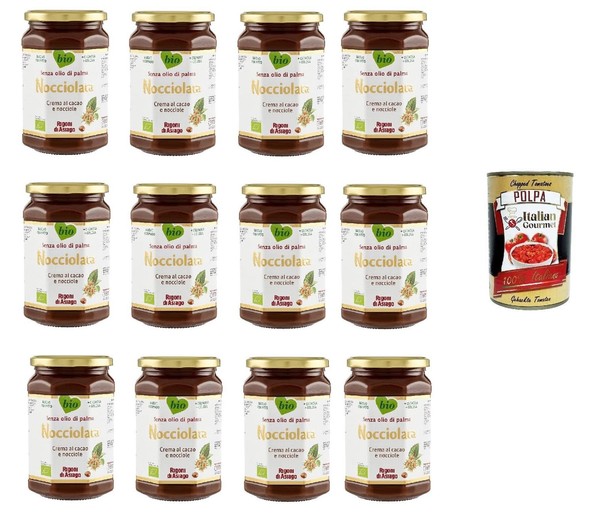 12X Rigoni Di Asiago Nocciolata Nuss Nougat Creme 650G+Polpa-image