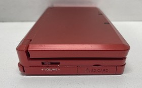 Nintendo 3DS (CTR-001) Handheld with Charger - Flame Red
