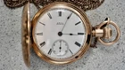 Waltham P.S. Bartlett Model 1877 18s 11J 1891 Gold-Filled Hunting Case NICE DIAL