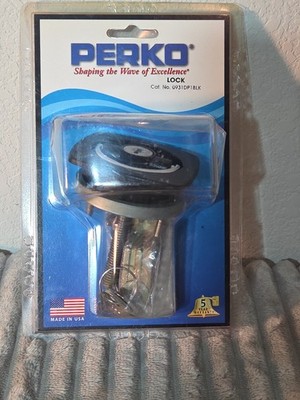 PERKO BLACK FLUSH LOCK 2.5''  X 2.5'' W/ OFFSET CAM BAR Marine Boat 