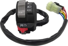 M MATI Left Handlebar Control Engine Start Run Off Headlight Switch for... 