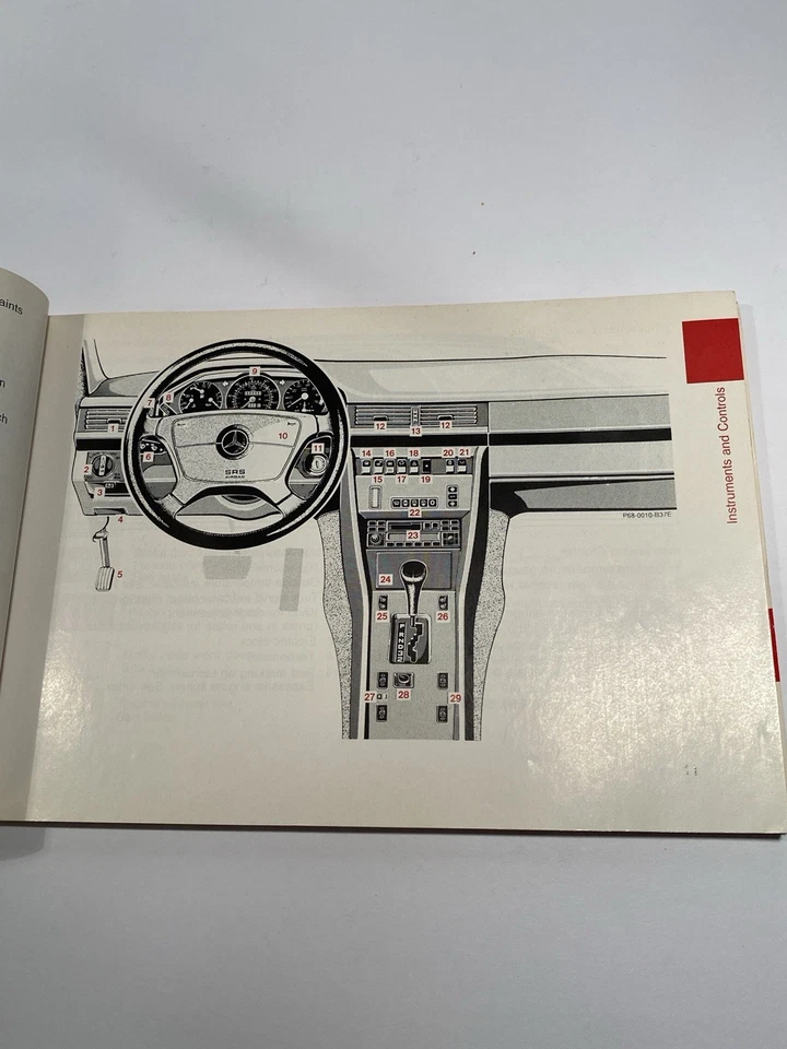 Original 1995 Mercedes Benz E320 E420 W124 E-CLASS MANUAL DO PROPRIETÁRIO GUIA DO LIVRO - Imagem 4 de 4