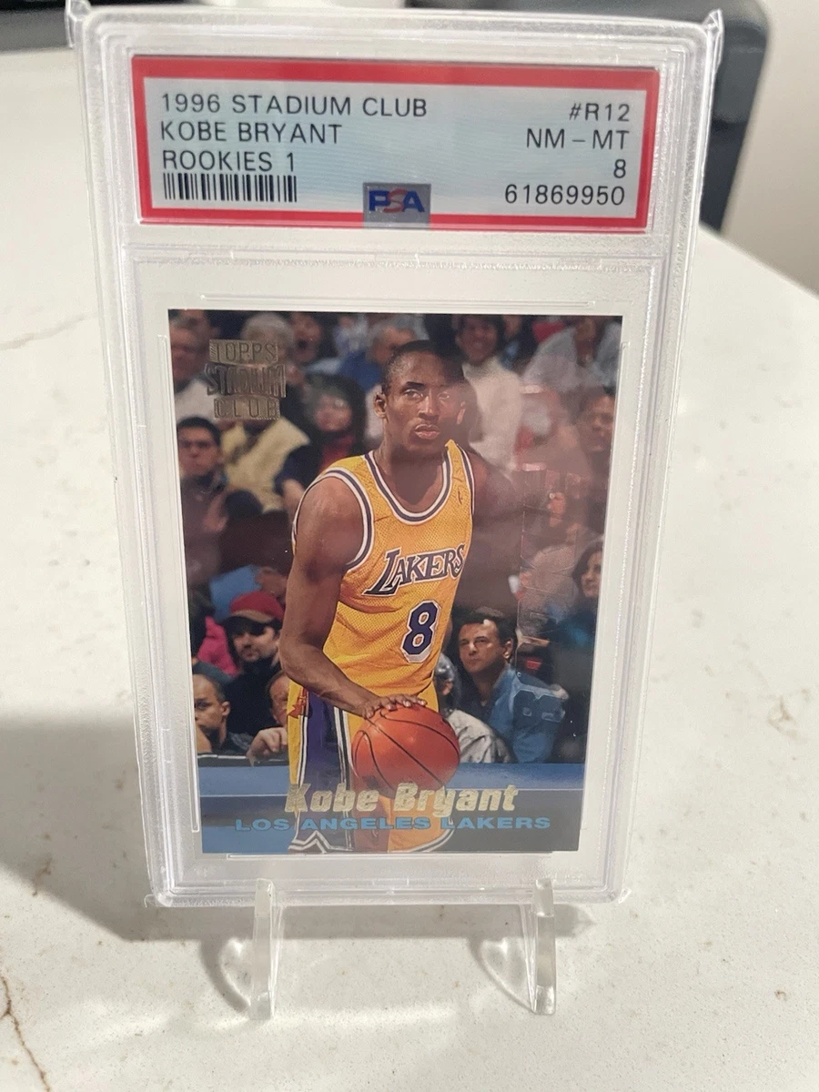 Kobe Bryant Basketball Grade 8 Rookie Sports Trading Cards