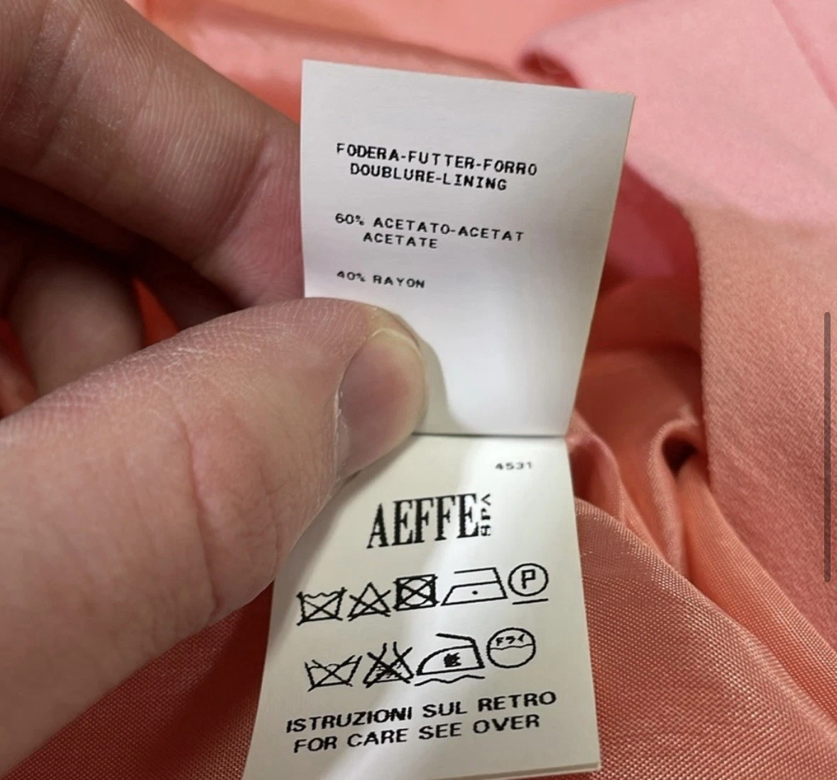 Abito donna Moschino 8 rosa tinta unita economico e chic manica lunga leggero us intime ottimeioni