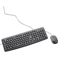 Verbatim - 98111 - Verbatim Keyboard  Mouse - USB Cable - Black - USB Cable -