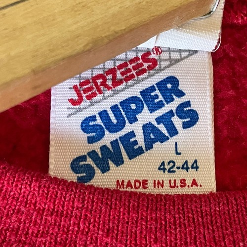 Vintage BOWLING 90s Brunswick Sweatshirt L RARE Bowl Team USA 1991 Red - Picture 6 of 13