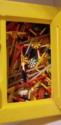 1993 K'nex Basic Set 30010 Yellow Carrying Case Instruction Book