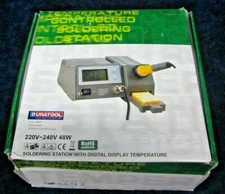 Duratool D00661 Digital Temperature Controlled Soldering Station "NEW" (UK Plug)