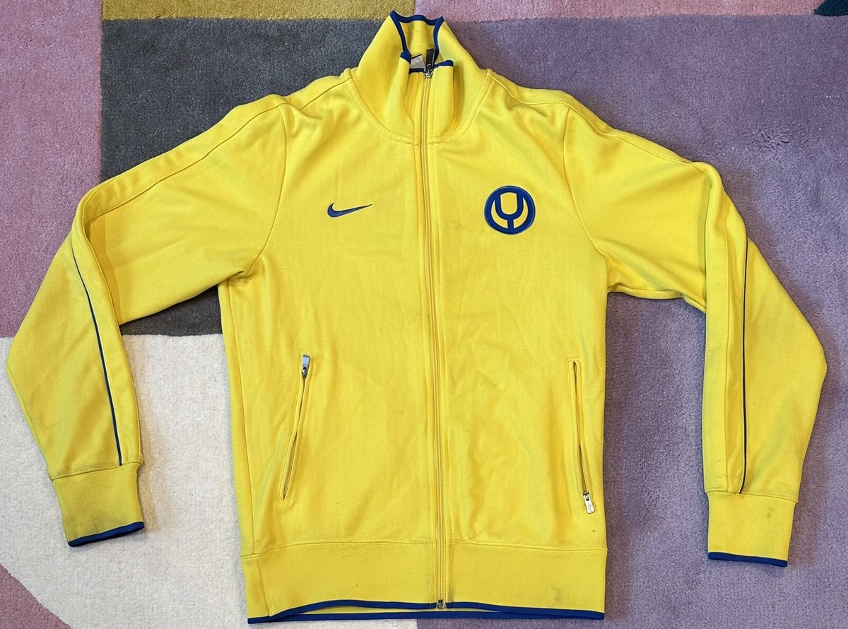Nike Ukraine YKPAIH Yellow Full Zip Training Jacket Men's Size