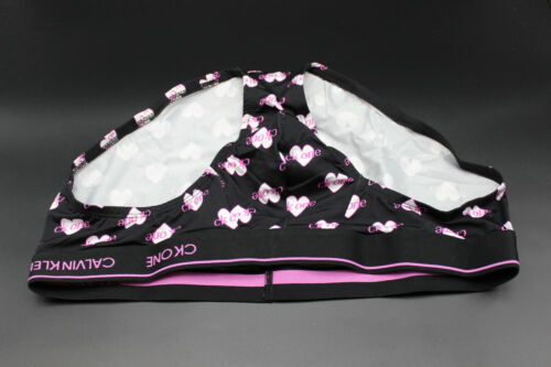 Calvin Klein CK One men black pink heart microfiber hip brief underwear size S - Picture 10 of 10