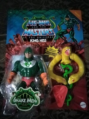 FAST SHIP Mattel Masters of the Universe Origins King Hiss Deluxe 5.5 inches HTF