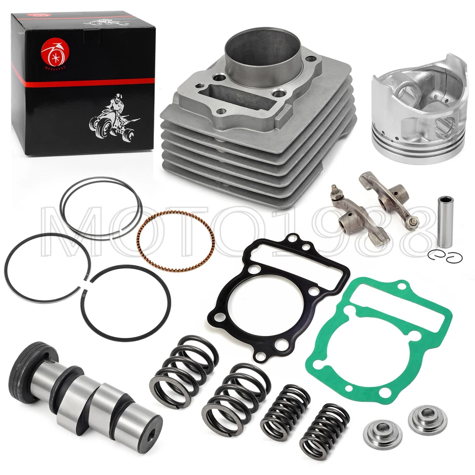 58mm Cylinder Piston Top End Kit Cam For Honda XR100 1981-1984 XR100R 1981-2003 - Image 2 of 4