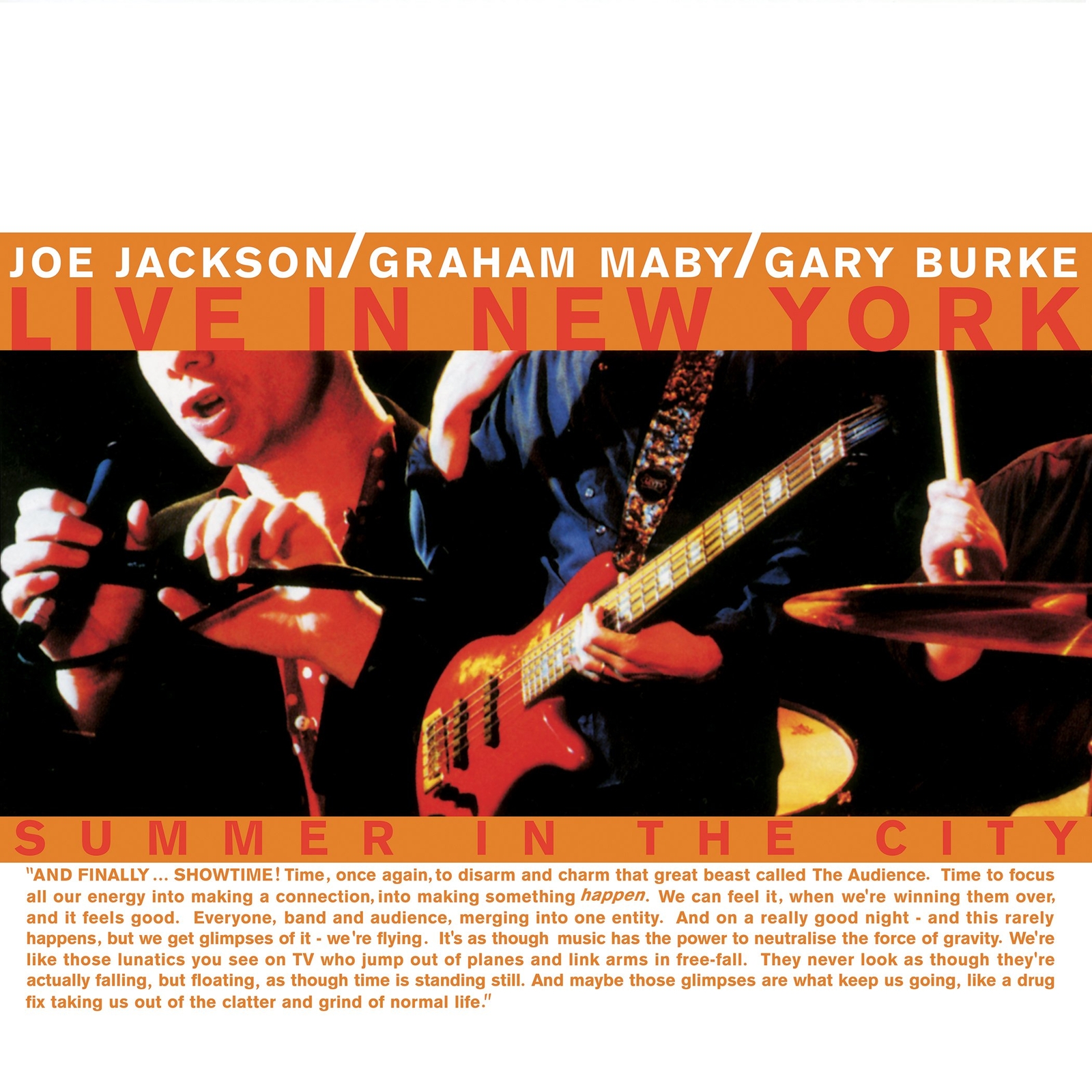 Joe Jackson Summer In The City: Live In New York (Vinyl LP)