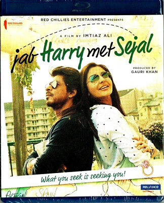 JAB HARRY MET SEJAL- BLURAY - SHAHRUKH, ANUSHKA - BOLLYWOOD-Eng Sub/Brand New