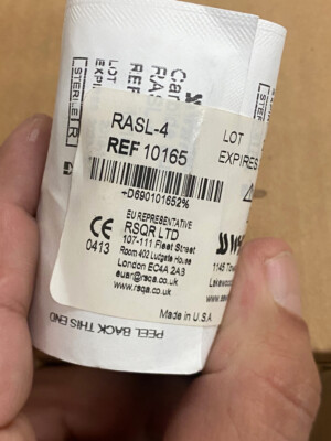 SS White 10165 Oral Carbide Bur RASL-4 Roll of 25 Extra Long/Surgical
