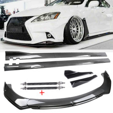 For Lexus Is250 Is350 Is300 Carbon Fiber Front Bumper Lip Spoiler Splitter Body