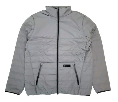 Fox Racing Men's Howell Puffer Jacket Size Large Dark Grey Lightweight Packable
