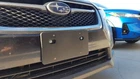 Round Bumper Holes License Plate Kit Bracket for SUBARU NO DRILLING REQUIRED New