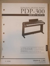 Yamaha Personal Digital Piano PDP-300 Service Manual