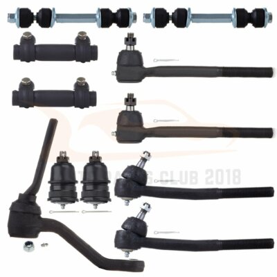 Complete 11PCS Front Ball Joints Tie Rods Adjusting Sleeves For Buick LeSabre
