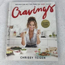 Cravings : Recipes for All the Food You Want to Eat Signed By Chrissy Teigen PSA