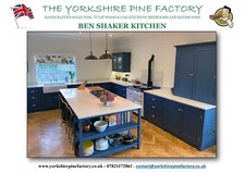 Handmade Bespoke Solid Pine Made to Measure Kitchen - SHAKER BEN