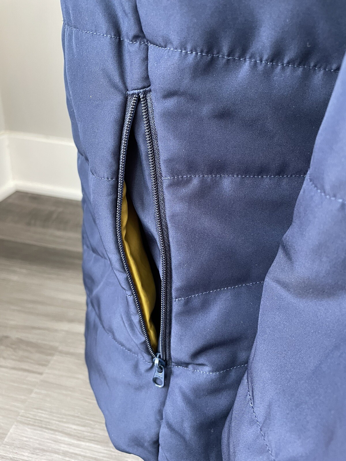Quechua Decathlon Blue Lightweight Zip Jacket S Pockets Zip image 3