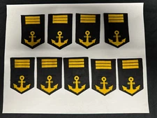 NOS WWII Japanese Navy Leading Seaman 1st First Class Uniform Insignia Patch