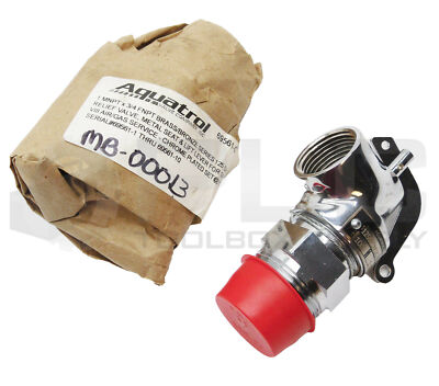 Neue Aquatrol Inc. 125CA1M1K2 Sicherheitsventil 1 MNPT x 3/4 FNPT Verchromt 125
