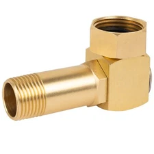Garden Hose Adapter Brass Replacement Part Swivel Hose Reel Parts Fittings