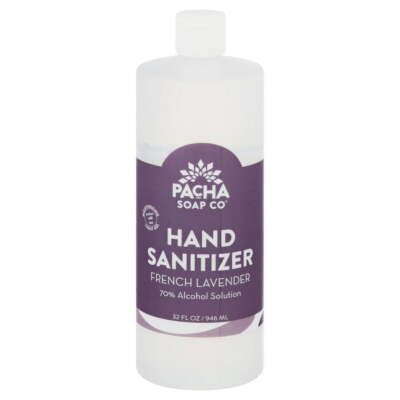 PACHA SOAP CO. 2 PACK French Lavender Hand Sanitizer 32 oz. EACH