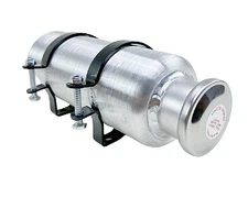 Vertical Fuel Tank 0.48 Gallon 4x10 Cell 1/4 NPT Top Fill Aluminum Spun Gas TanK