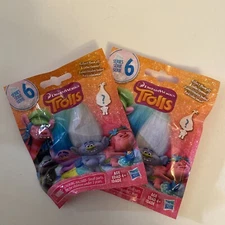 Lot Of 2, Dreamworks Trolls Blind Bag Toy Series 6, New Sealed
