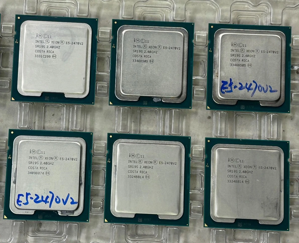 Intel Computer Processors Intel Xeon E5-2470V2 Processor Model for