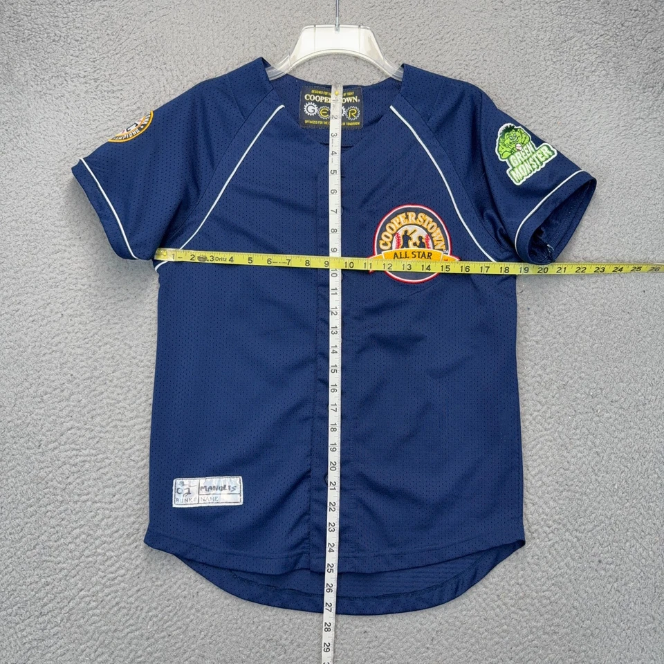 Camiseta de béisbol Cooperstown All Star Village juvenil XL #2 CTC Green Monster Foto 2 de 4