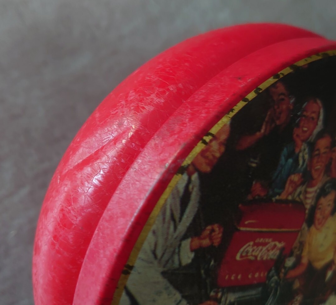 BOITE RONDE MÉTAL Coca-Cola avec 50 Pailles Distributeur de paille EUR 13,00 - FR