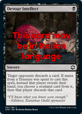 MTG 4x DEVOUR INTELLECT EXC - FRESSEN DAS GEHIRN - AFR - MAGIC