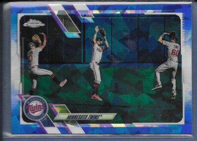 2021 Topps Chrome Sapphire MINNESOTA TWINS TEAM CARD #156 | eBay