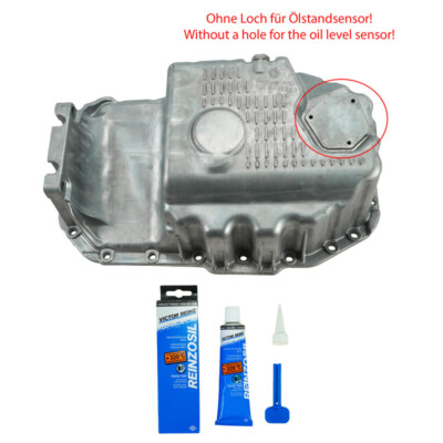 Ölwanne + Dichtmasse für VW Ohne Loch für Sensor 1.4 16V 032103603AB