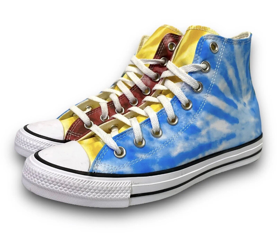 Converse Chuck Taylor All Star Hi Sneaker Tie Dye Colorblock Converse Chuck Taylor All Star Hi Sneaker Tie Dye Colorblock